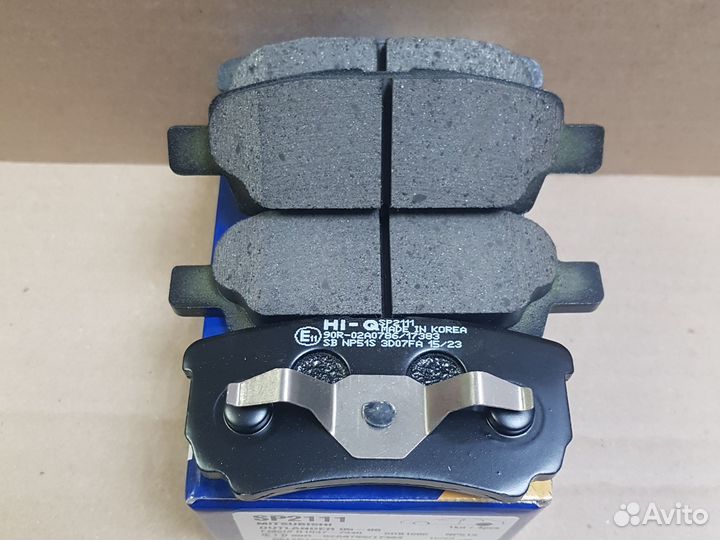 Колодки задние mitsubishi lancer Sangsin SP2111