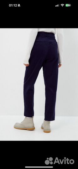 Брюки теплые вельветовые