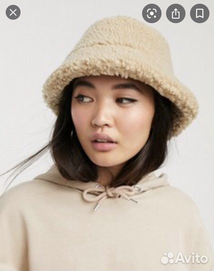 Панама (плюшевая) черная