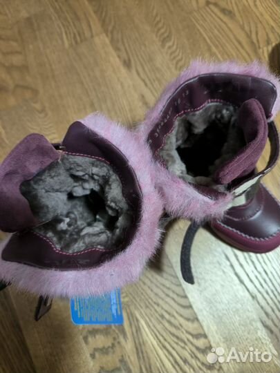 Зимние ботинки для девочки размер 23-27, 29