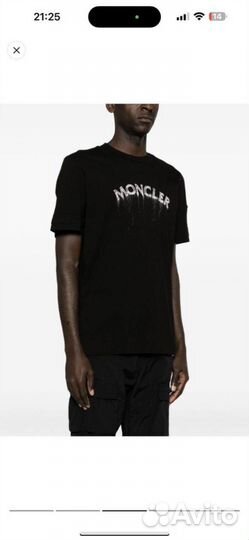 Футболка moncler oversize