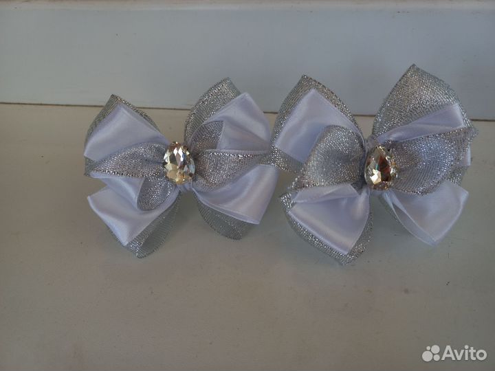 Бантики для девочки ручной работы