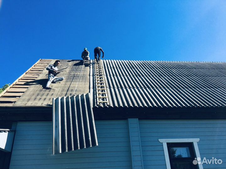 Кровельные работы утепление крыш устранение течи