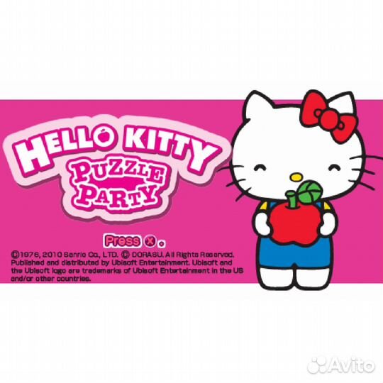 Hello Kitty Puzzle Party PSP, английская версия