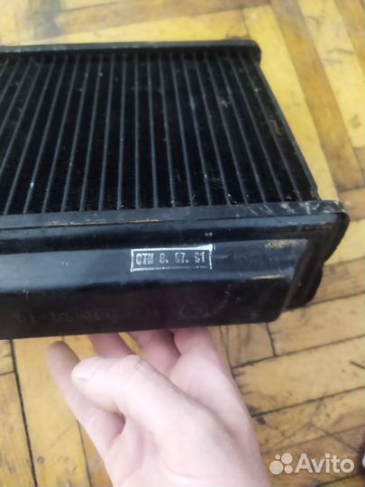 Радиатор печки москвич 412