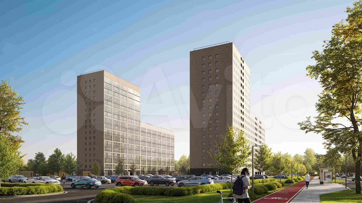 2-к. квартира, 39,5 м², 8/17 эт.