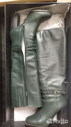 Сапоги женские демисезонные натуральная