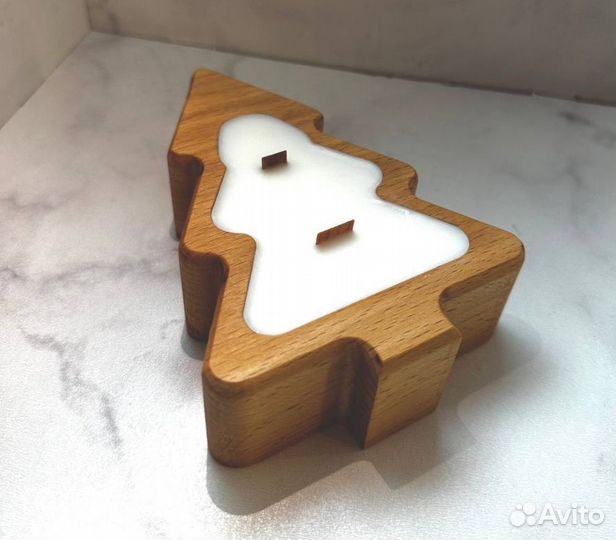 Подсвечники из дерева