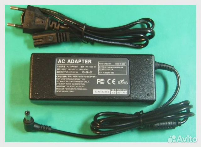 Блок питания LG 5.5x2.5 24V 2.5A-2.71A-3.0A 60-75W