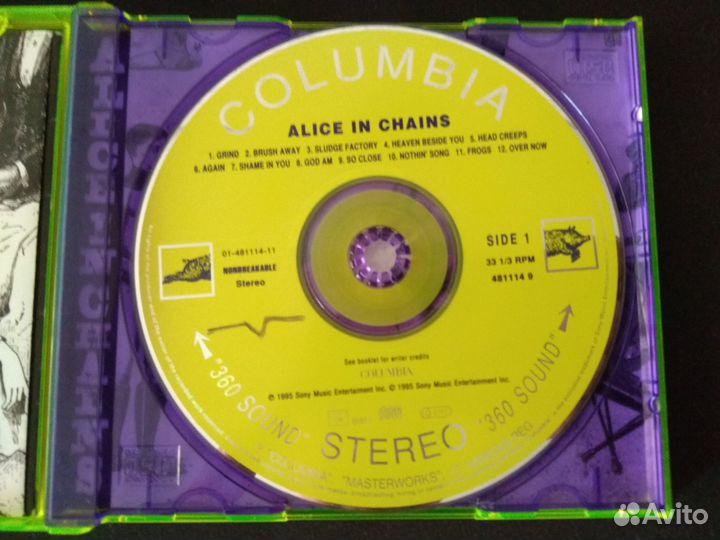 Alice In Chains – Alice In Chains (1995 CD)