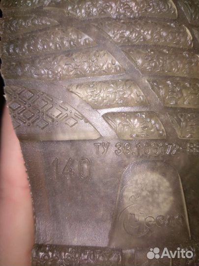 Валенки с галошами