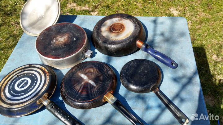 Сковороды алюминиевые, чугунные СССР