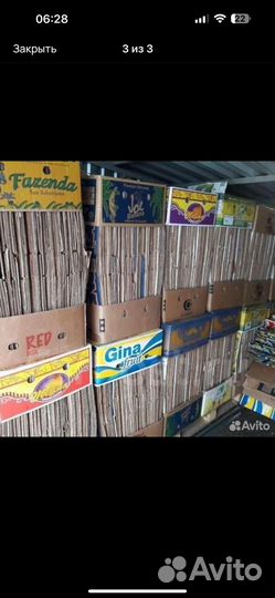 Банановые коробки новые