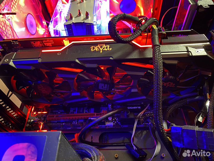 Игровой компьютер Ryzen 5 с монитором