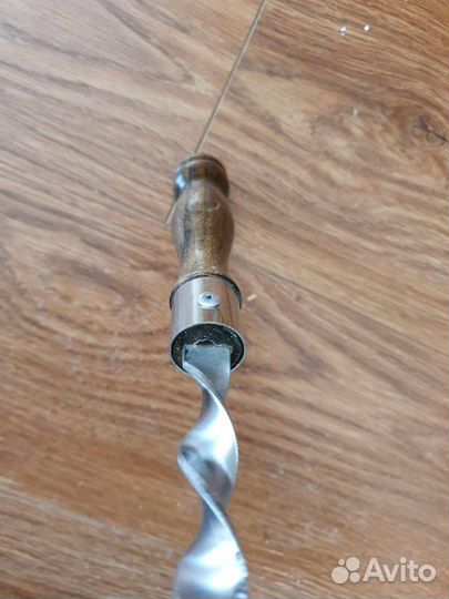 Шампура из нержавейки с деревянными ручками