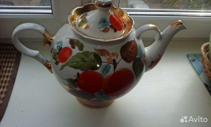 Большие фарфоровые чайники СССР