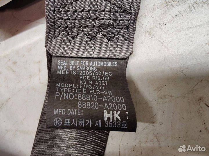 Ремень безопасности передний Kia Ceed 2 JD 2013