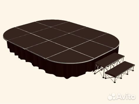 Круглый подиум в аренду