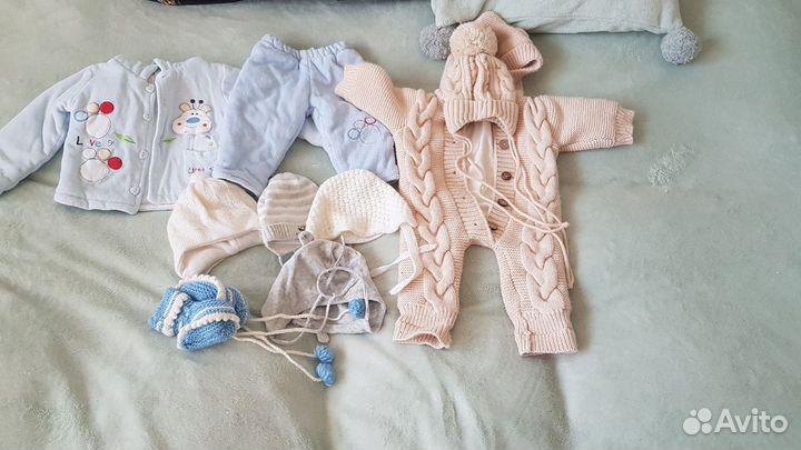 Большой пакет вещей для новорожденного