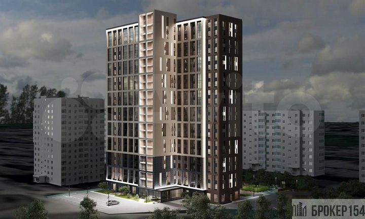 1-к. квартира, 37,1 м², 6/21 эт.