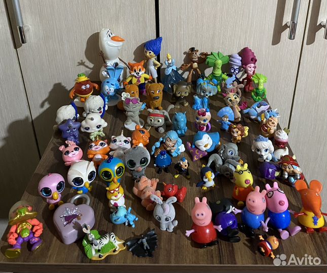 Игрушки из свитбокса, оригиналы мультгероев