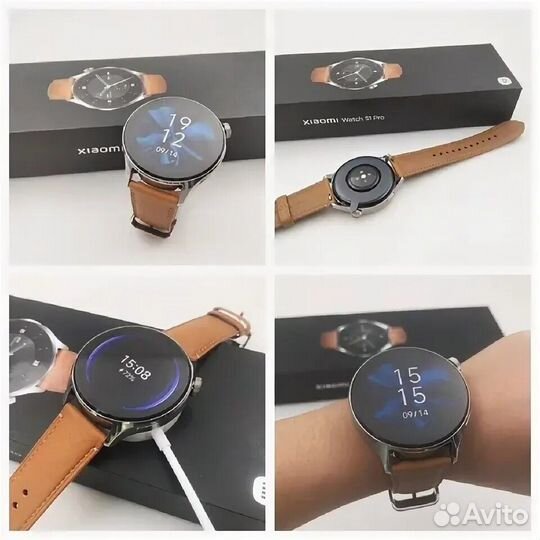 Смарт-часы Xiaomi Watch S1 Pro GL серебрист/коричн