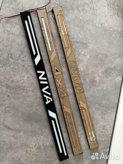 Накладка на крышку багажника niva 4x4 urban