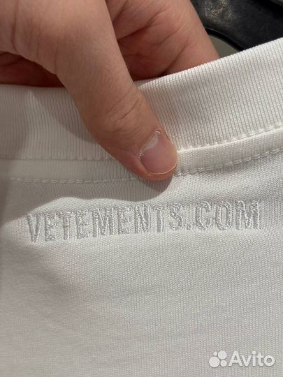 Футболка оверсайз vetements (коллекция 2025)