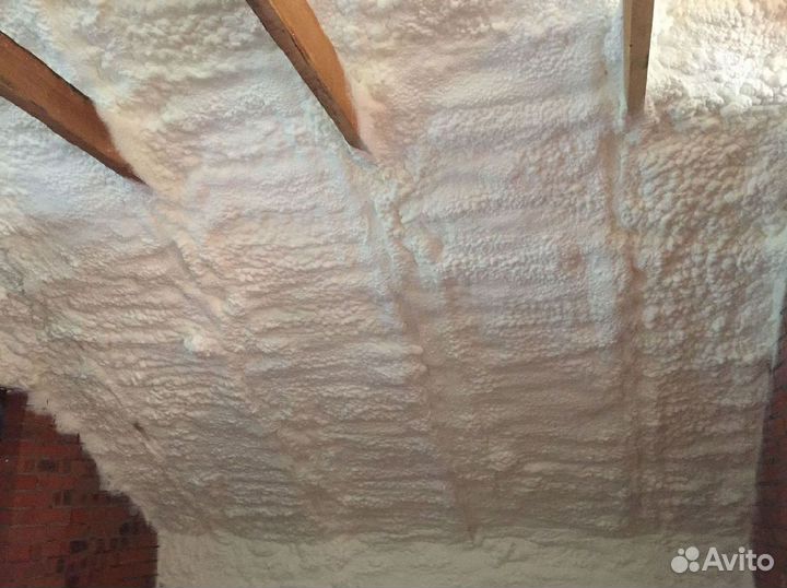 Утепление напылением ППУ от 100м2