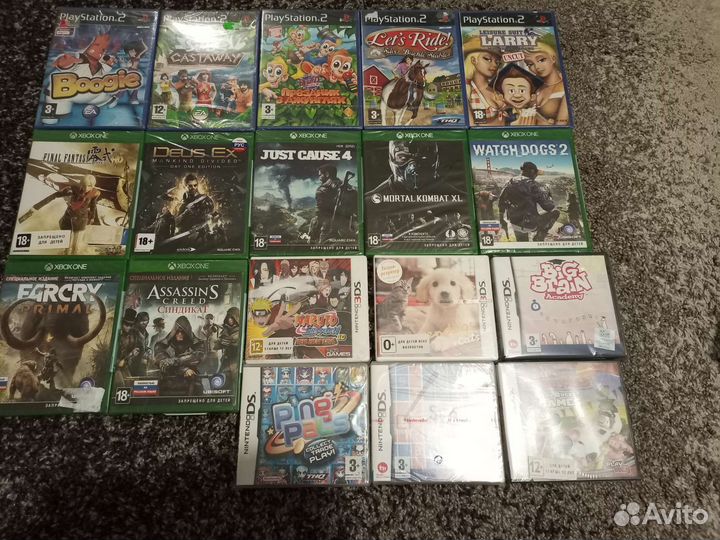 Новые игры на разные консоли sealed