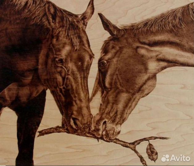 Гравировка, выжигание на дереве, коже (пирография)