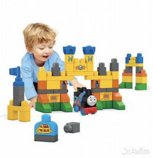 Паровозик томас конструктор Mega Bloks