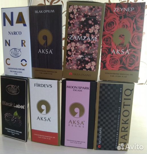 Арабские масляные духи 6, 10 мл