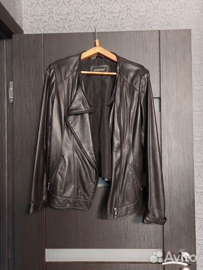 Куртка кожаная женская 48 46 размер