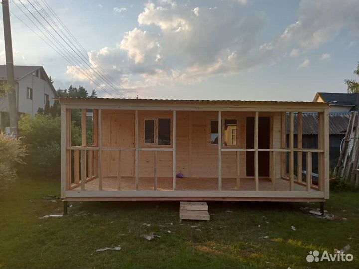 Бытовка и хозблок универсальные под ключ