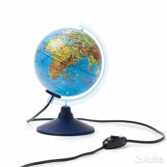 Глобус физический с подсветкой 150мм Globen Ке011
