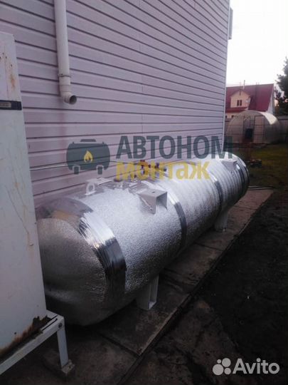 Газгольдеры для дома 120 кв.м. Монтаж под ключ