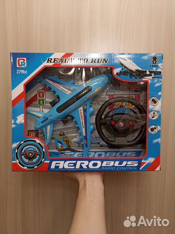 Самолет на р/у со штурвалом игрушки