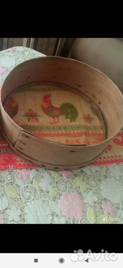 Сито для муки.СССР.Береста