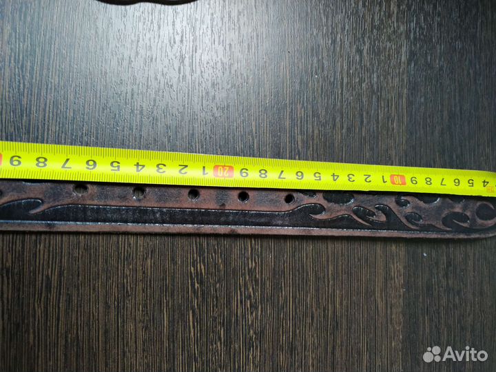 Мужской кожаный ремень