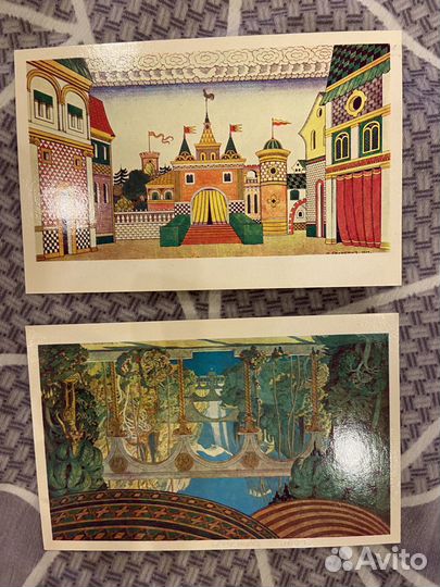 Альбом с открытками Билибин. Иллюстрации к сказкам