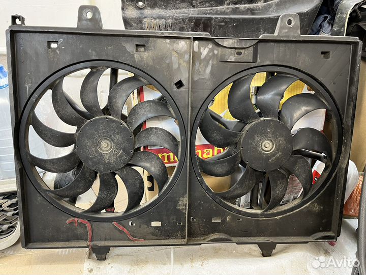 Диффузор с вент. радиатора nissan x-trail t31