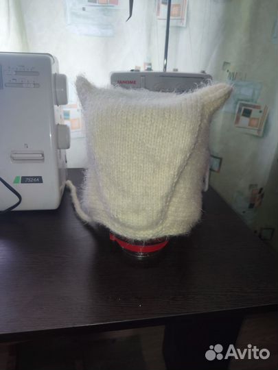 Шапка женская вязаная ручная работа