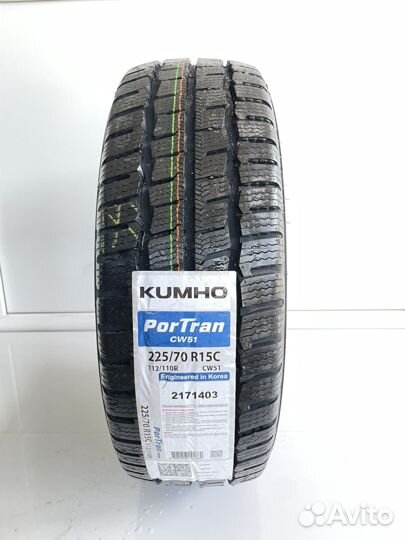 Kumho Winter PorTran CW51 225/70 R15C 112R