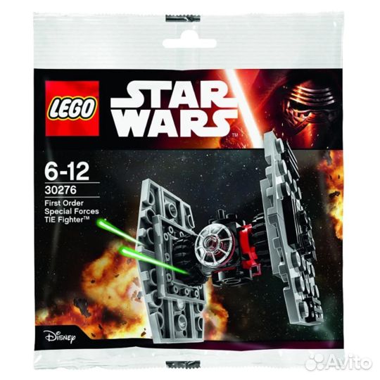 Lego Star Wars 30276 Истребитель TIE Первого Орден
