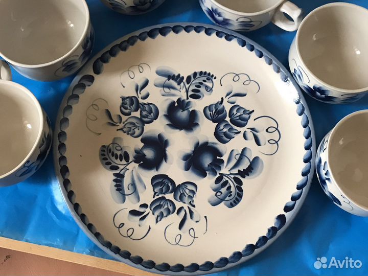 Чайный набор Гжель