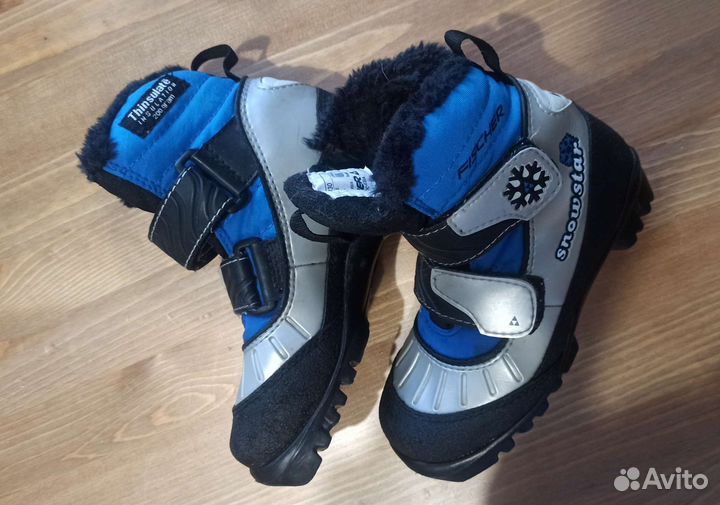 Лыжные ботинки fischer р-р 30