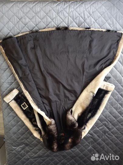 Легкая,натуральная мутоновая шуба