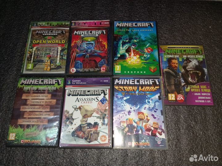 Игры для Пк на дисках майнкрафт