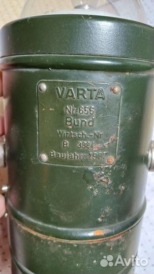 Фонарик varta ретро